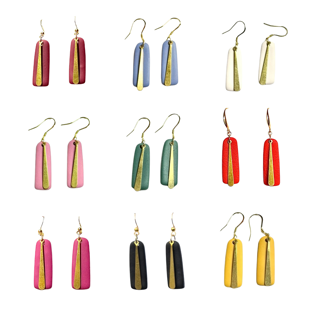 Marilyn Earrings - Red