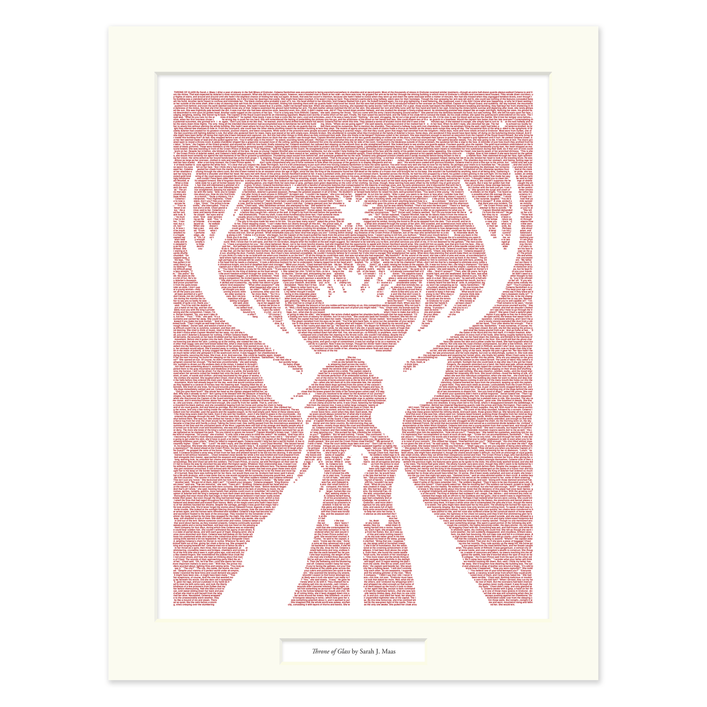 Throne of Glass Matted Print
