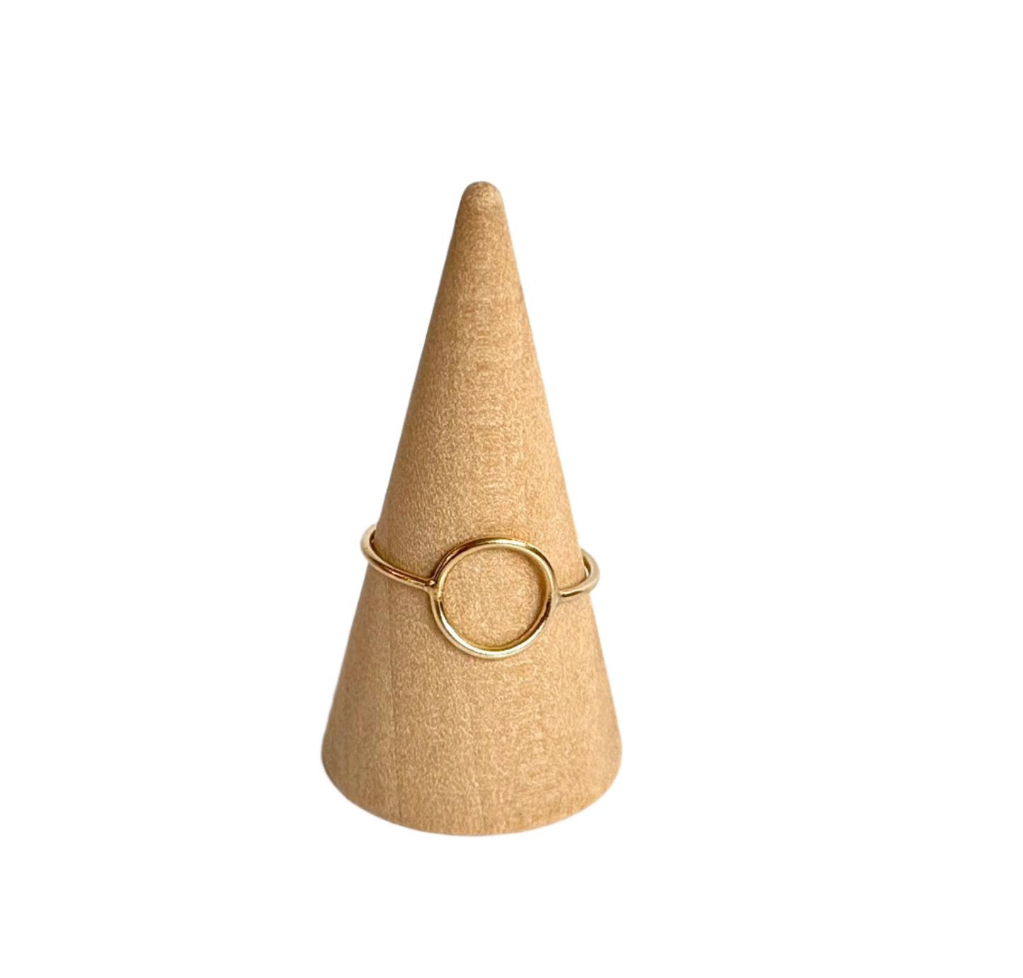 Open Circle Ring - Gold Filled