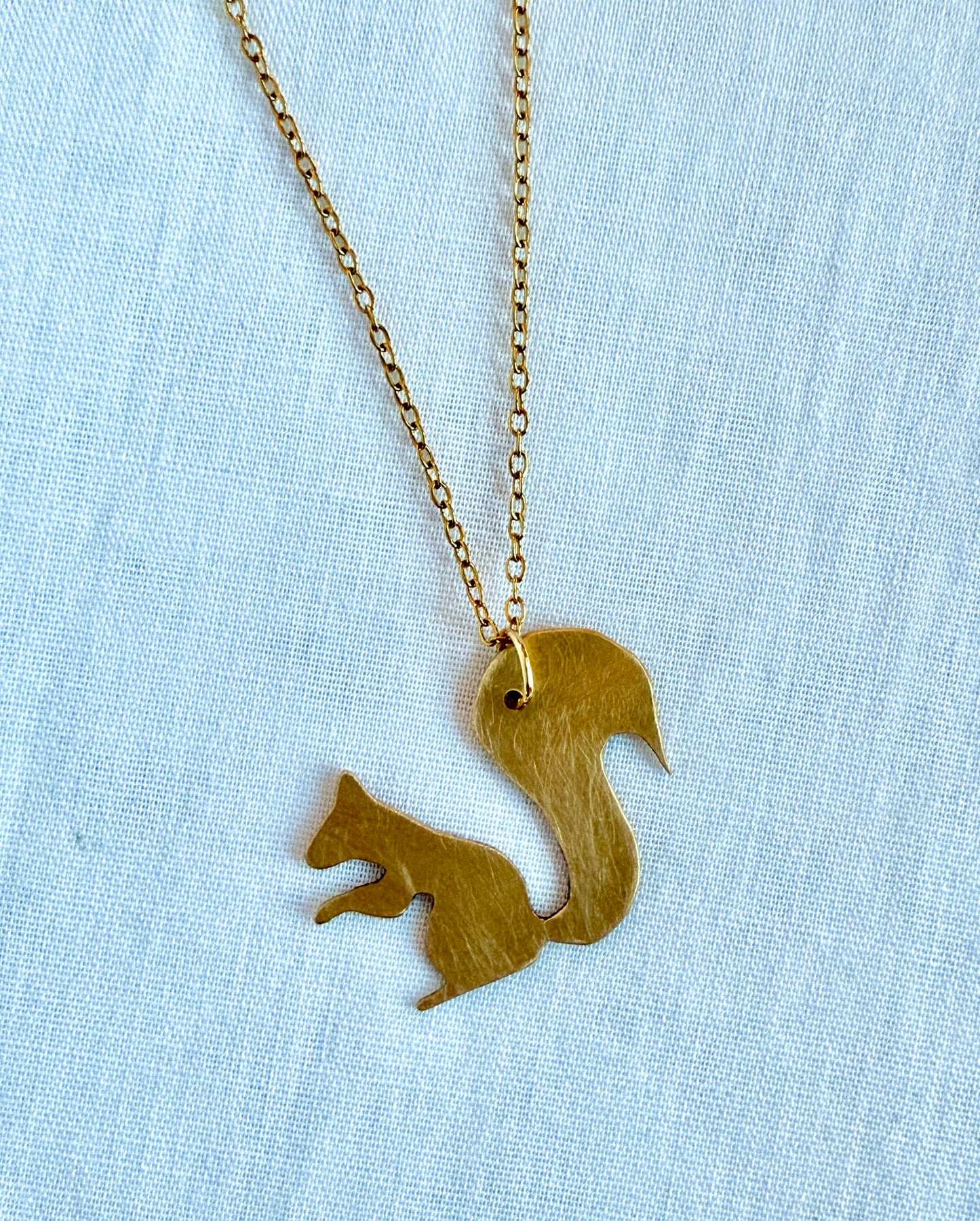Squirrel Necklace