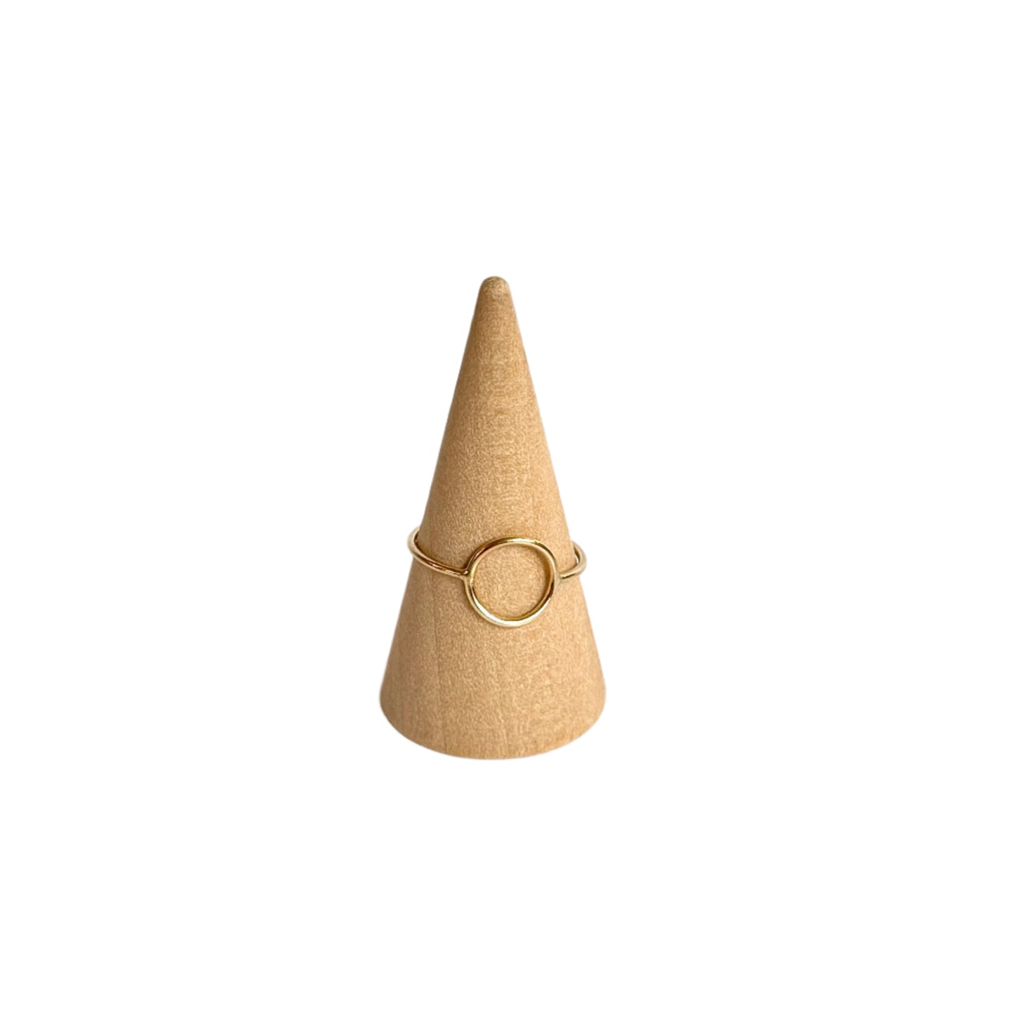 Open Circle Ring - Gold Filled