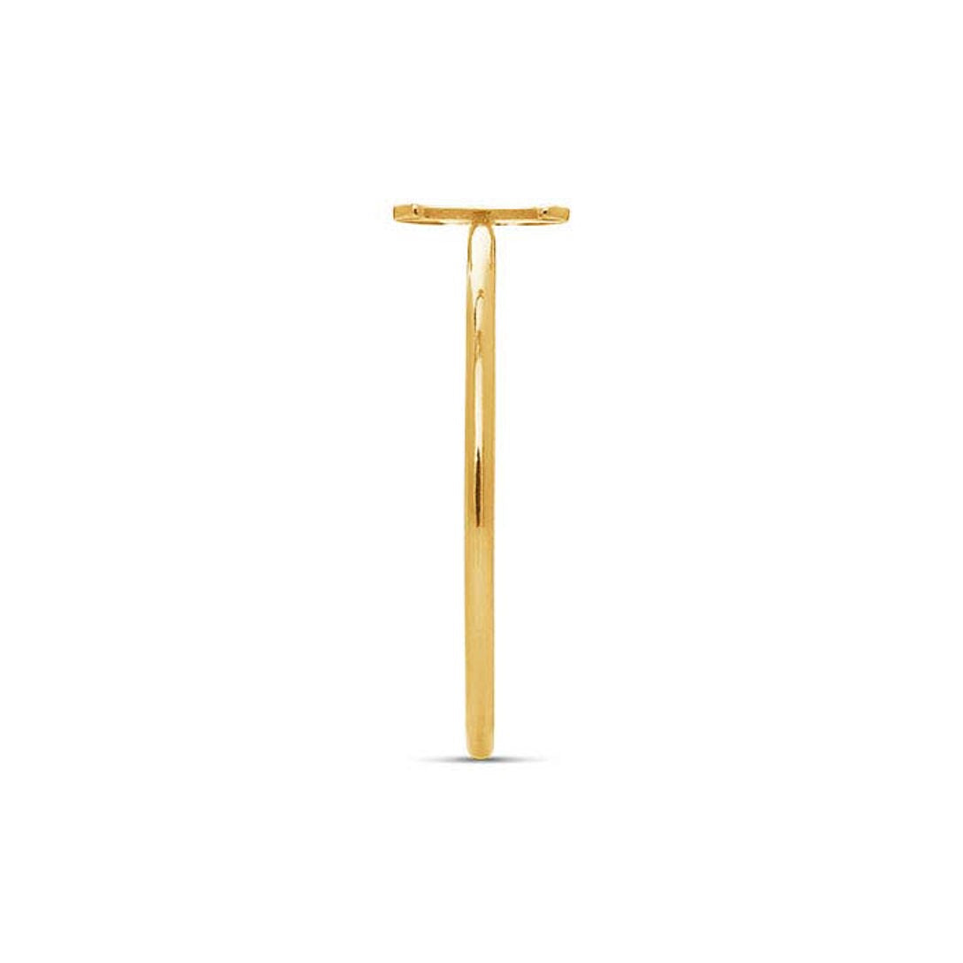Moon Stackable Ring - Gold Filled
