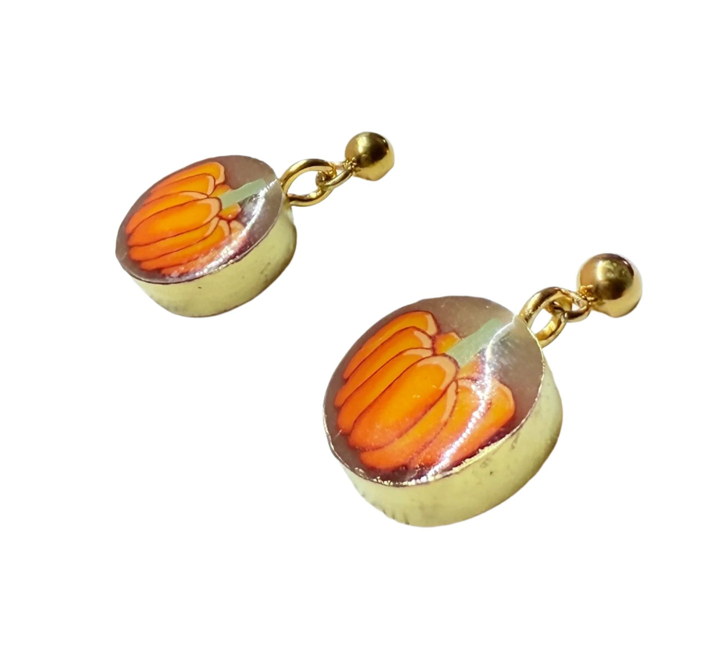 Pumpkin Earrings