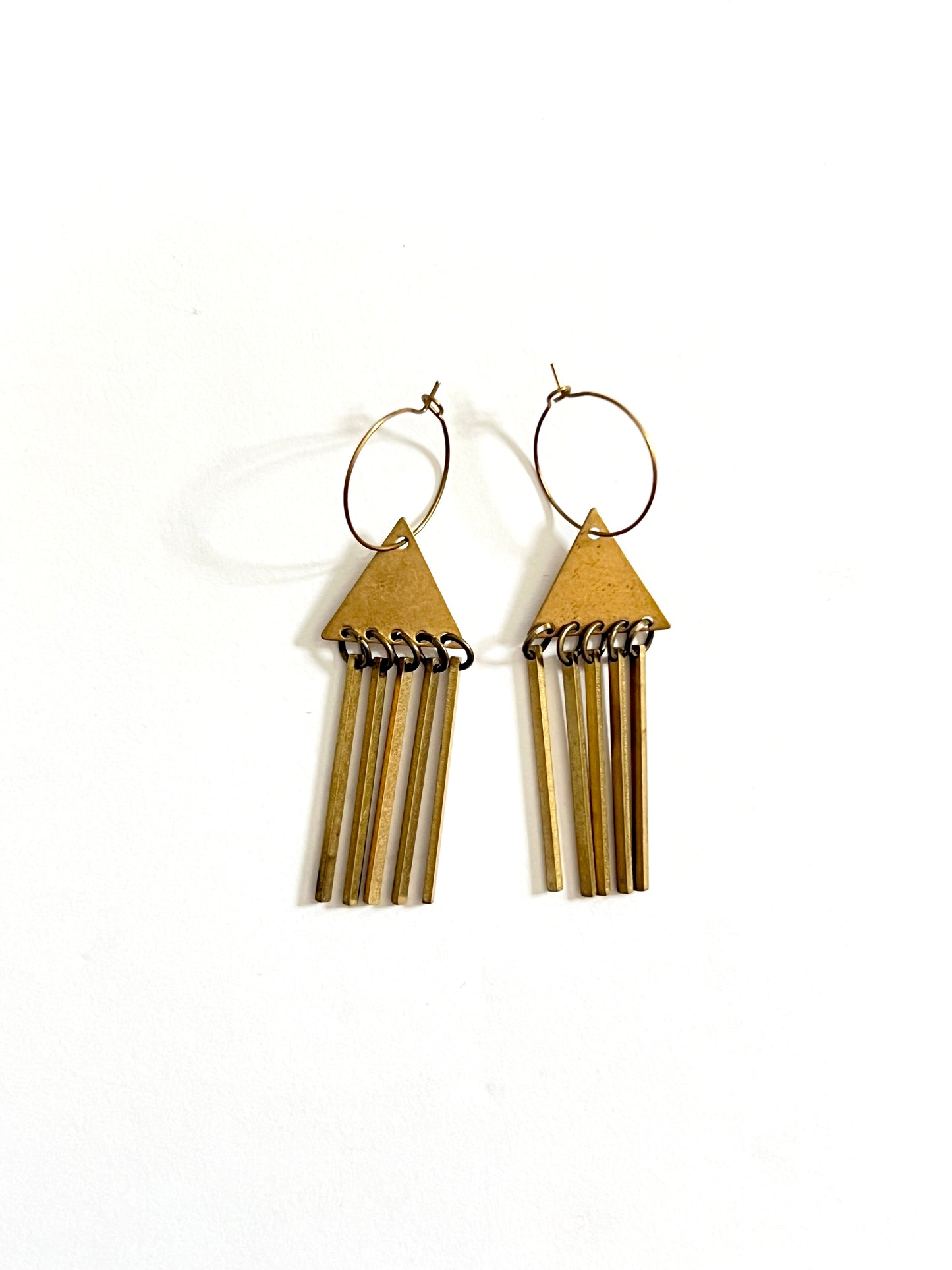 Golden Triangle Earrings