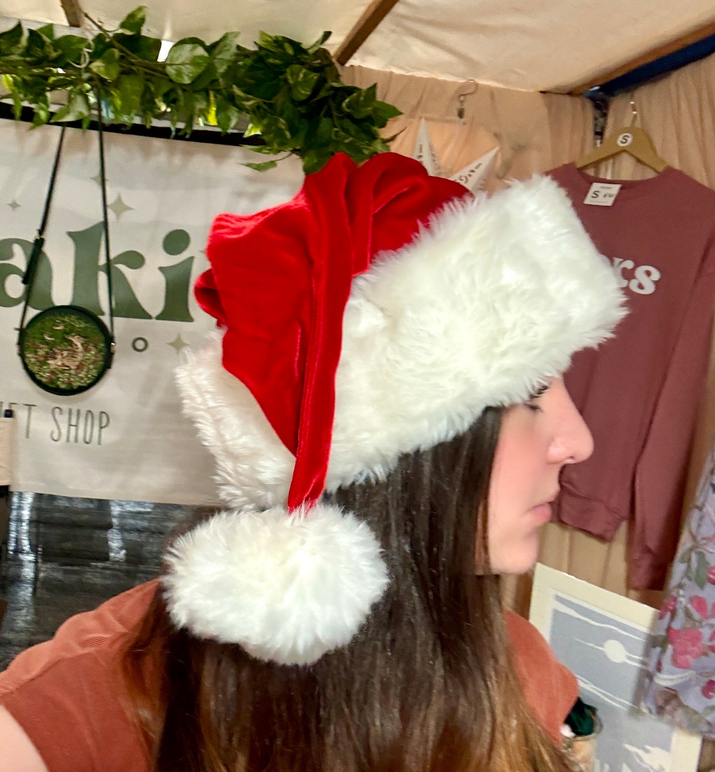 Deluxe Santa Hat - Handmade