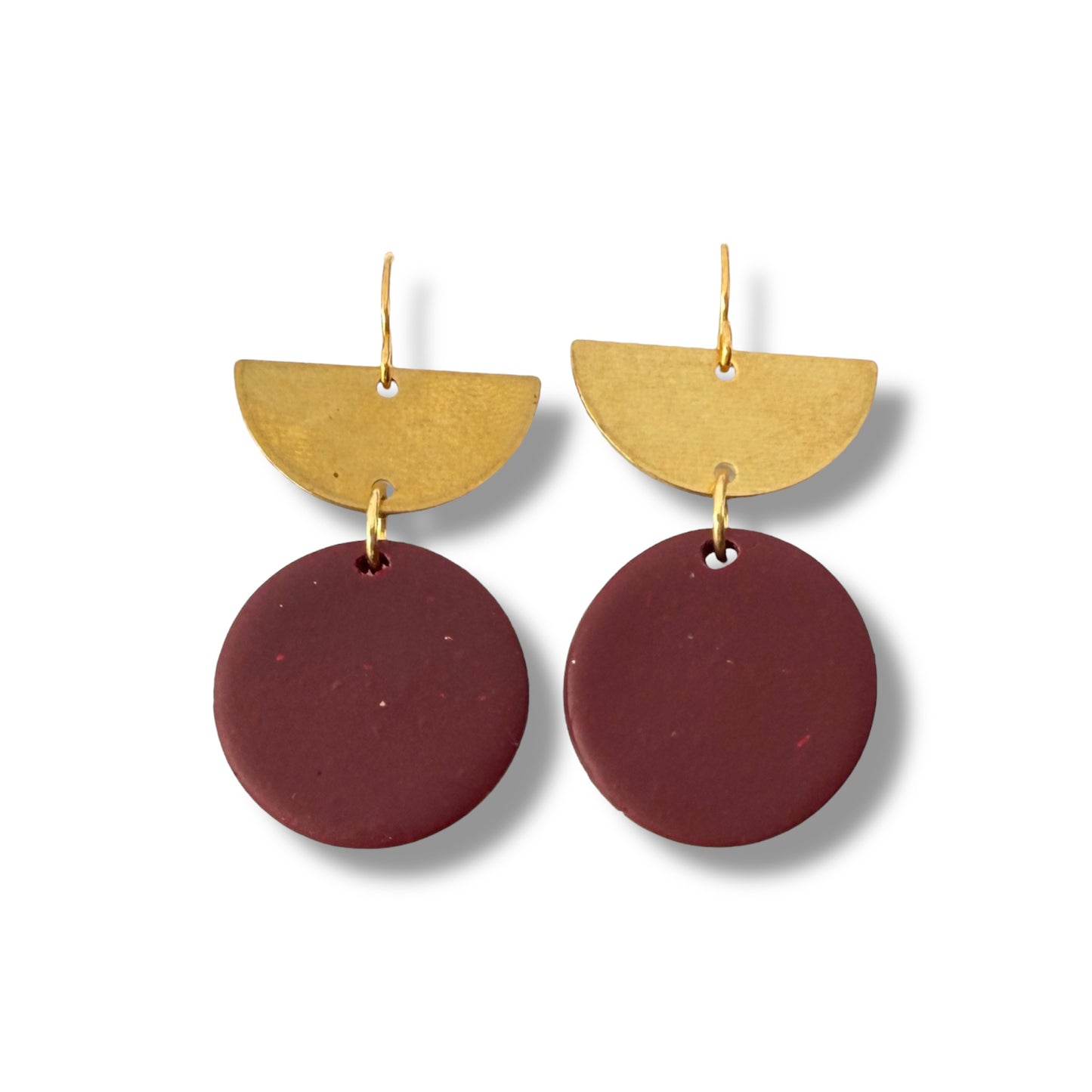 Libby Earrings - Maroon
