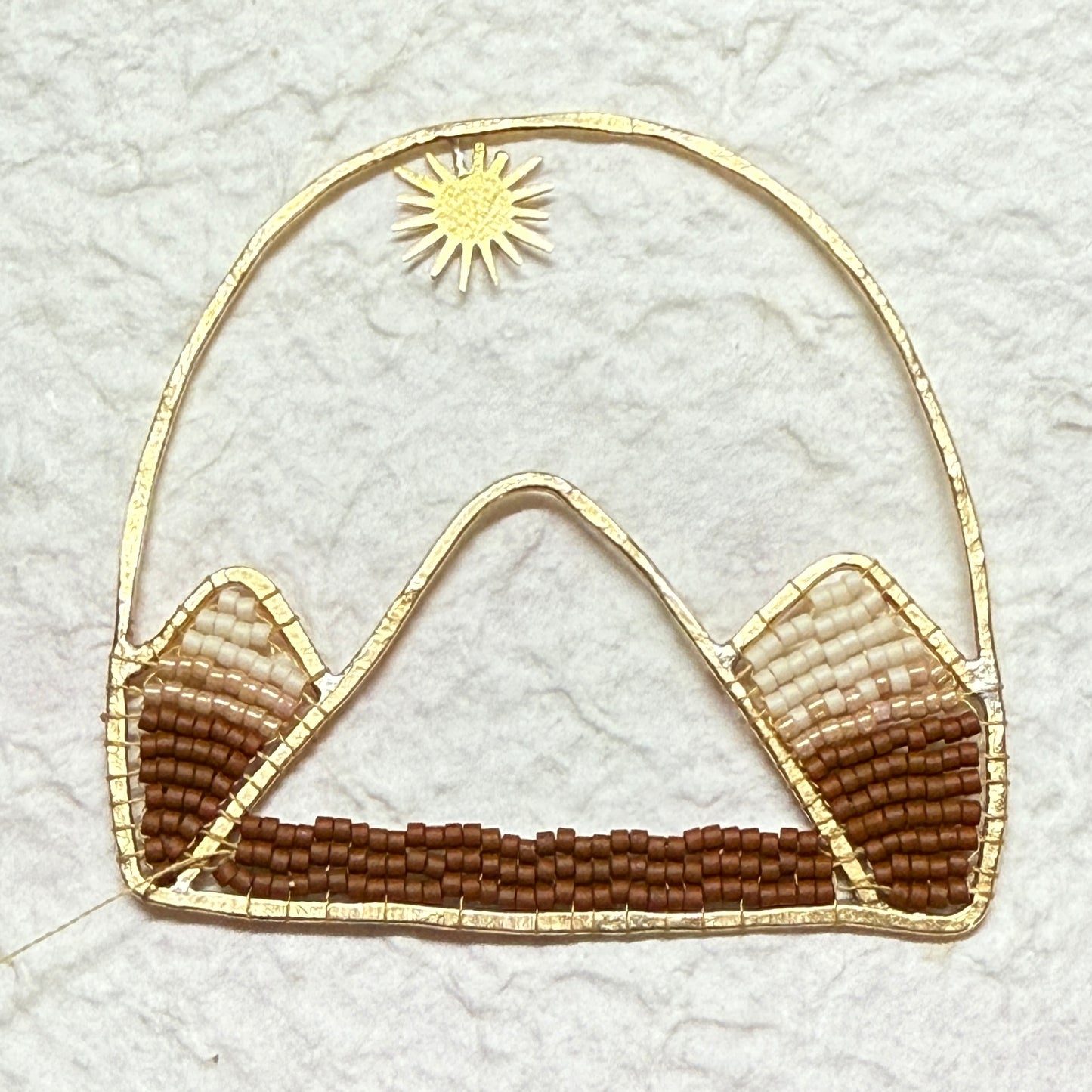 Mountains Beaded Necklace