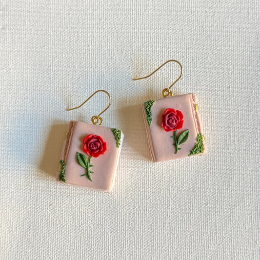 Romance Book Earrings