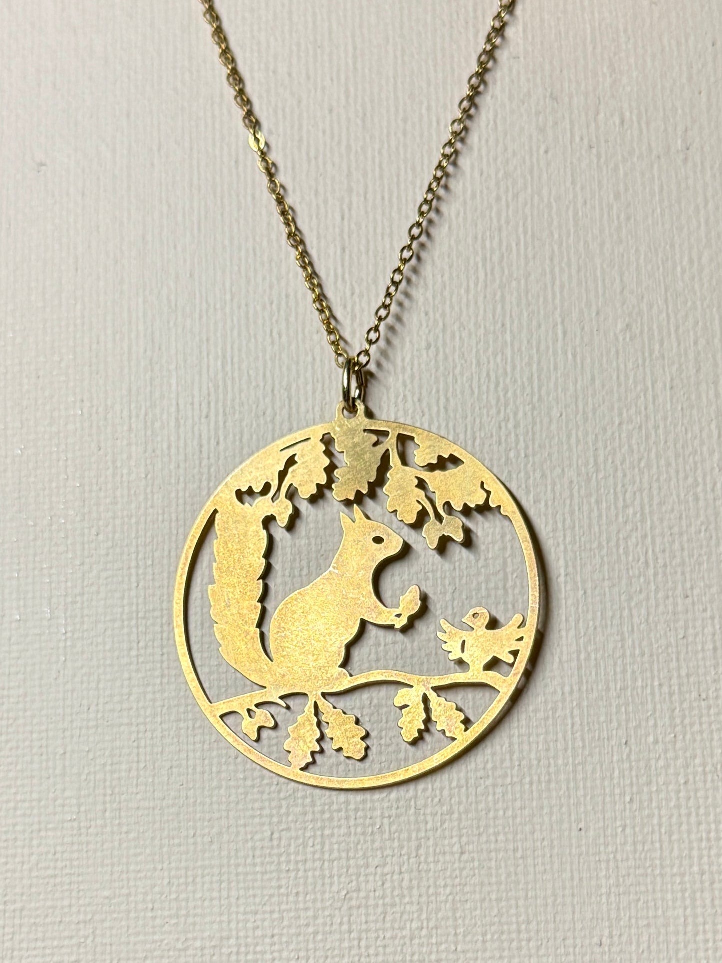 Squirrel Necklace