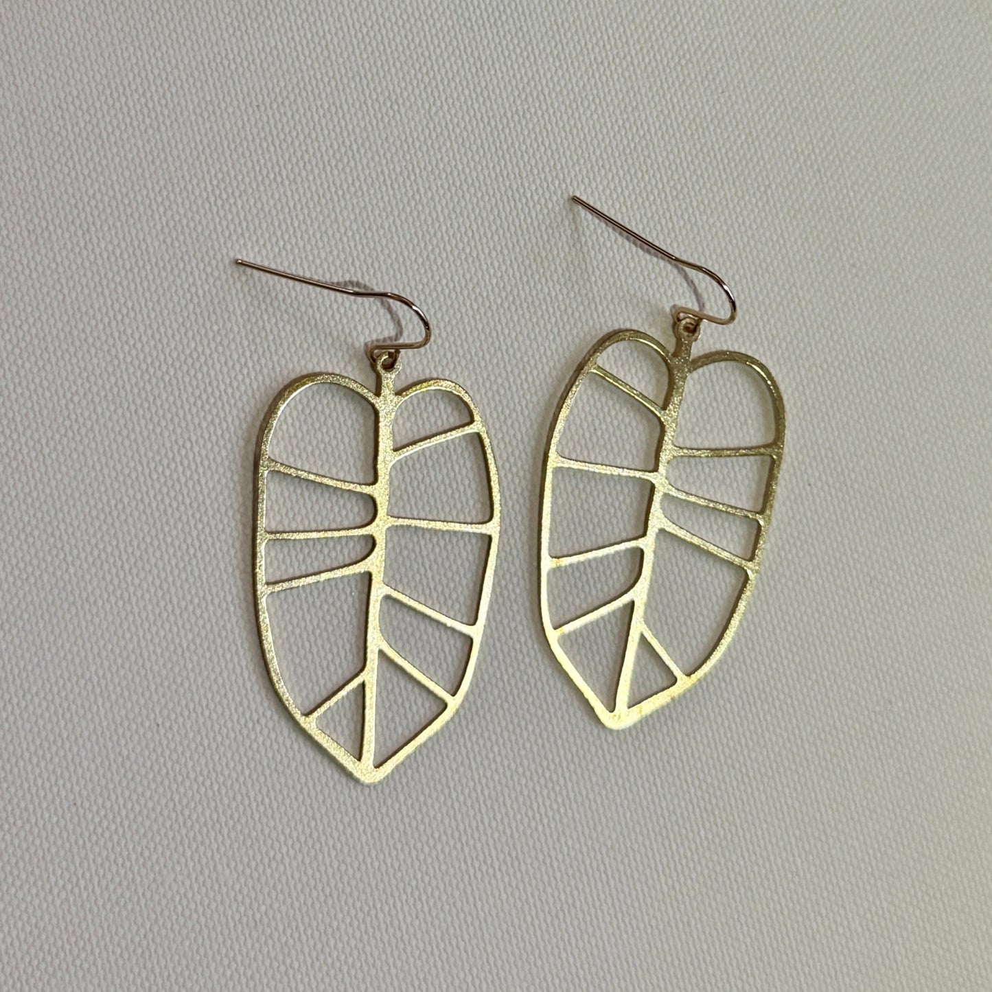 Monstera Leaf Earrings