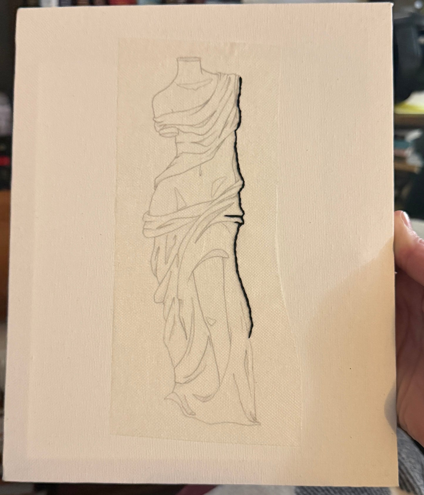 Venus Embroidered Portrait