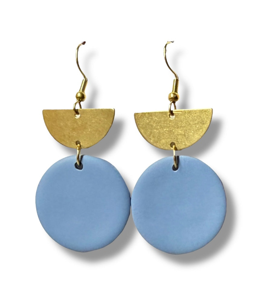 Libby Earrings - Dusty Blue