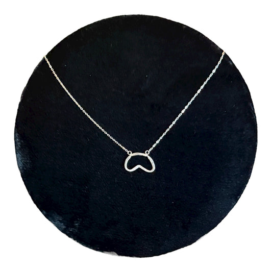 Bean Necklace - Sterling Silver