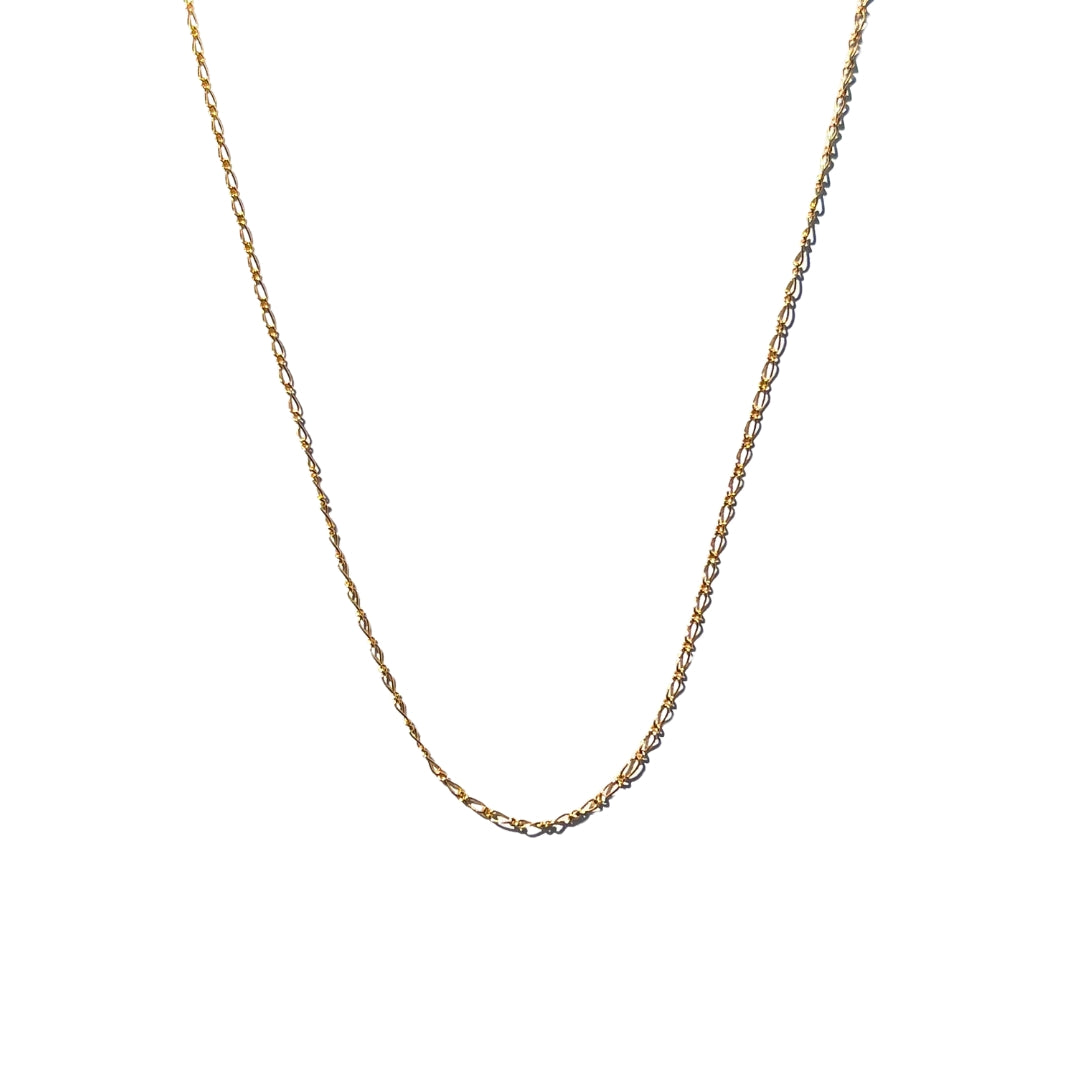 Figaro Chain Necklace - Gold Filled