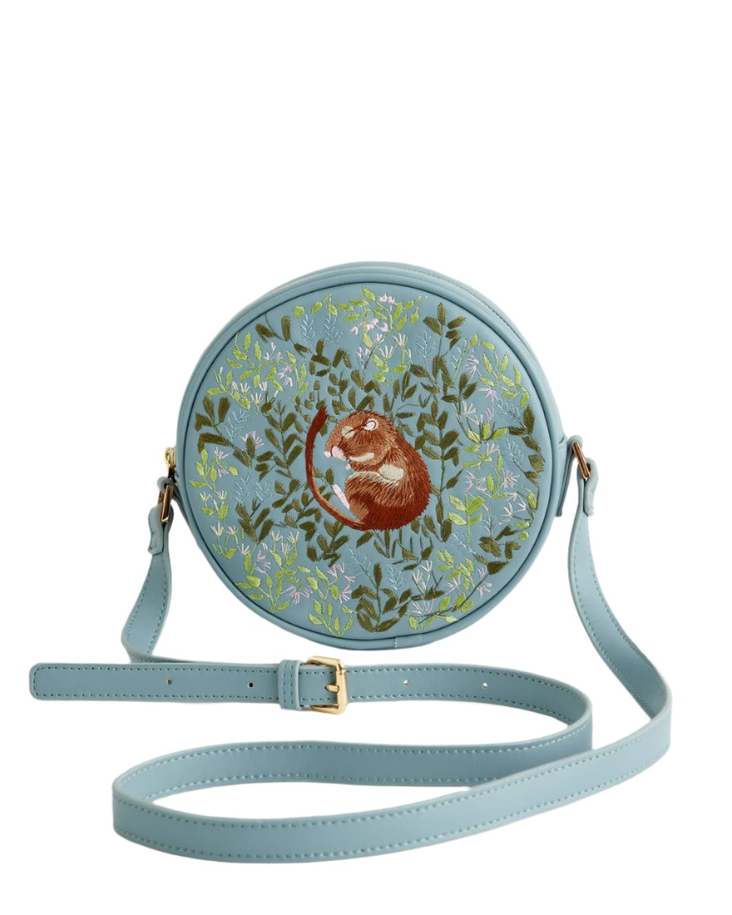 Embroidered Dormouse Circle Purse - Fable