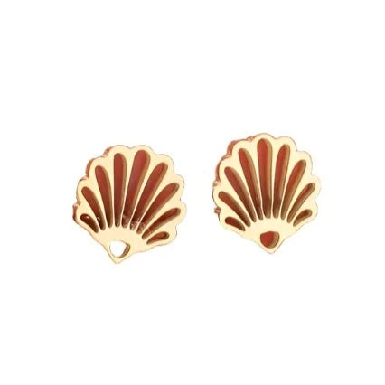 Seashell Studs
