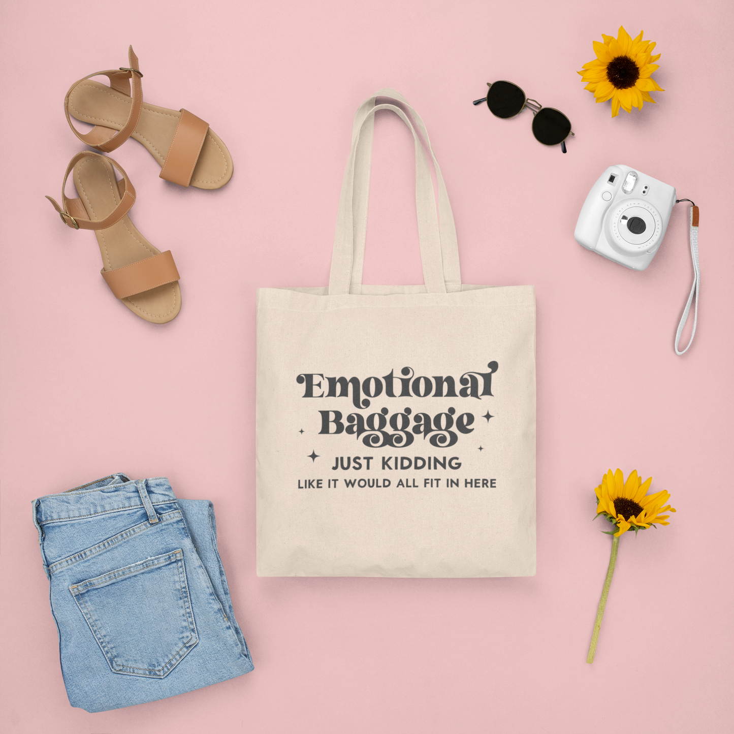 Emotional Baggage Tote Bag - Meraki Design Studio