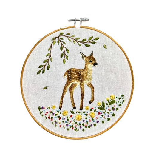 Fawn Embroidery Portrait