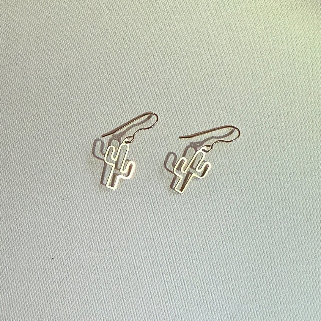 Mini Cactus Earrings