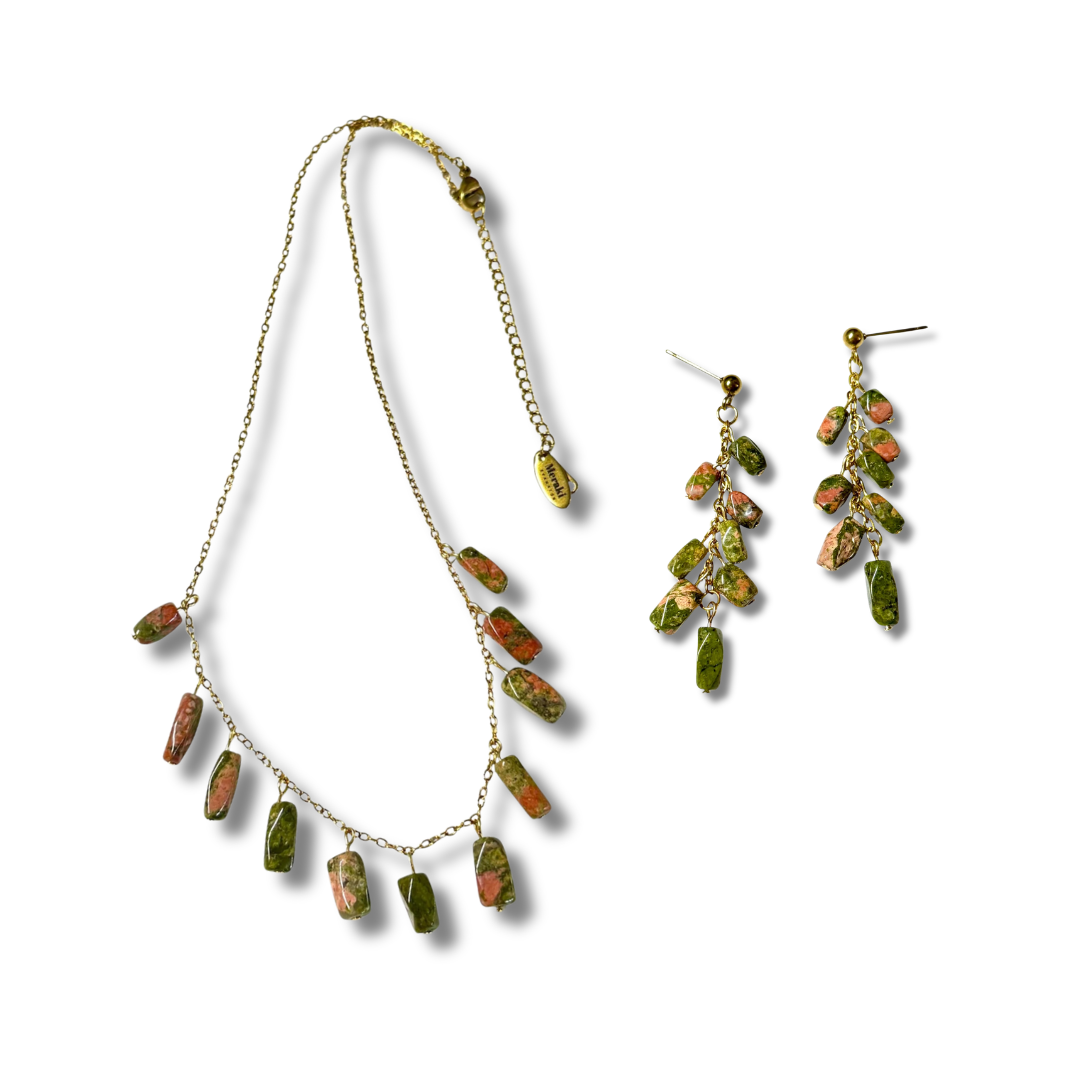Ava Earrings & Necklace