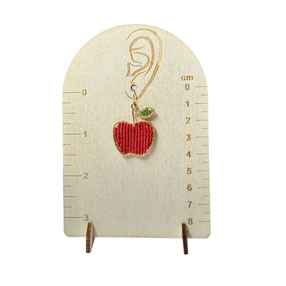 Apple Beaded Earrings