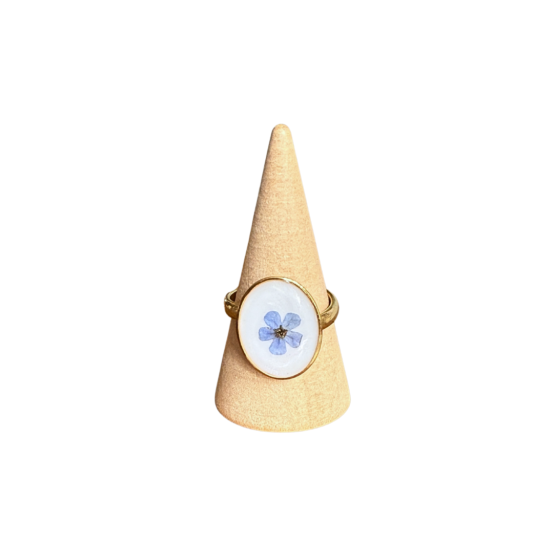 Dried Flower Adjustable Ring