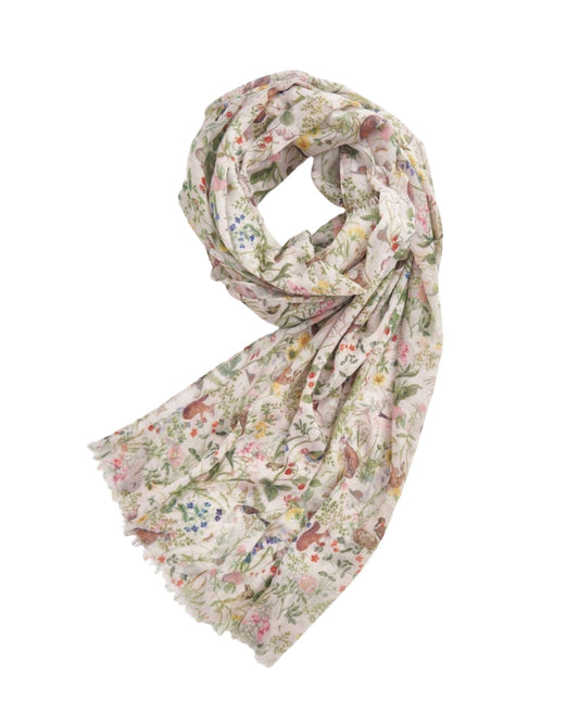 Meadow Creatures Lightweight Scarf - Fable