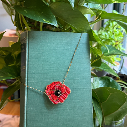 Poppy Beaded Necklace
