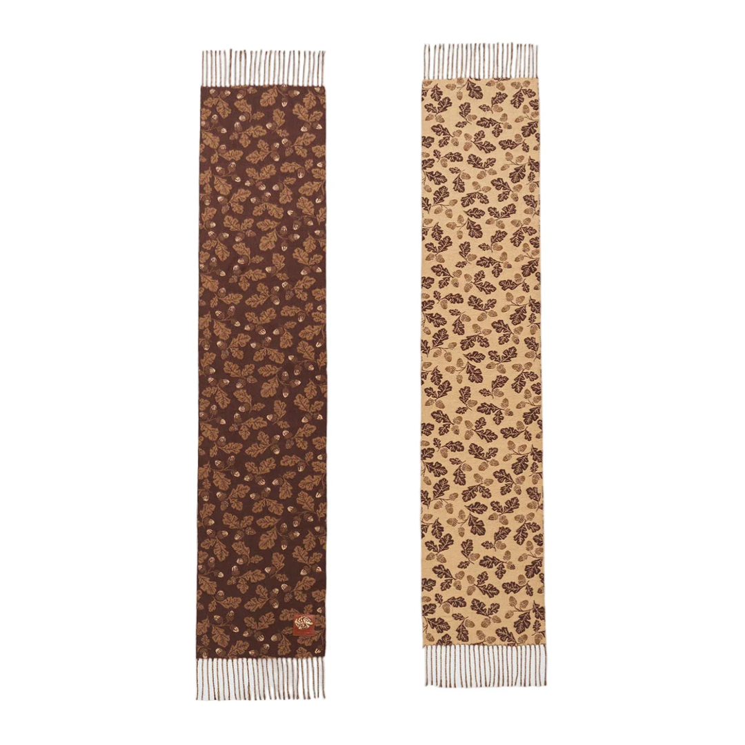 Acorn Jacquard Double Sided Scarf