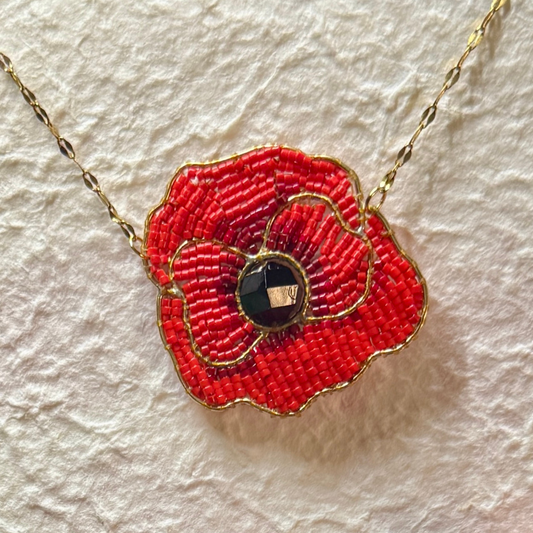 Poppy Beaded Necklace