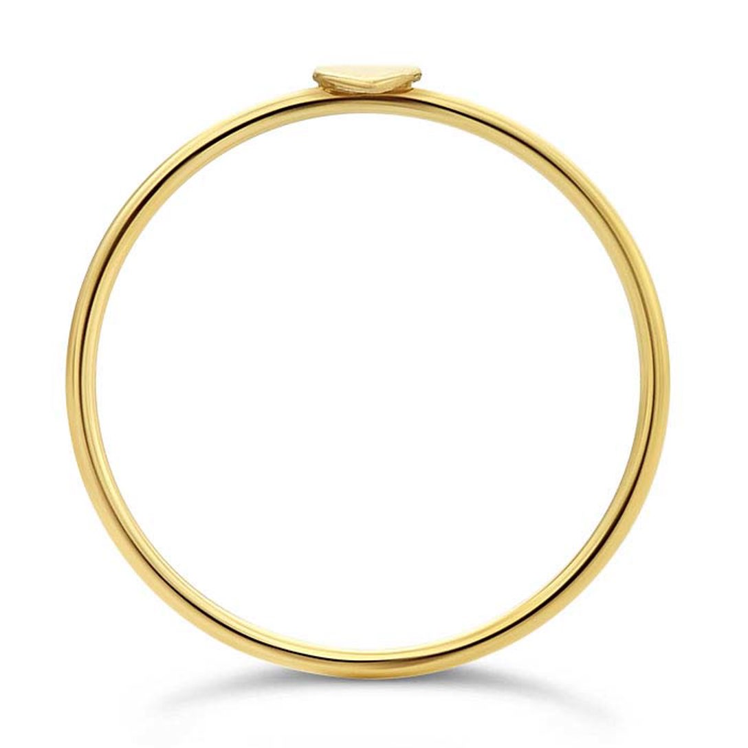 Heart Stackable Ring - Gold Filled