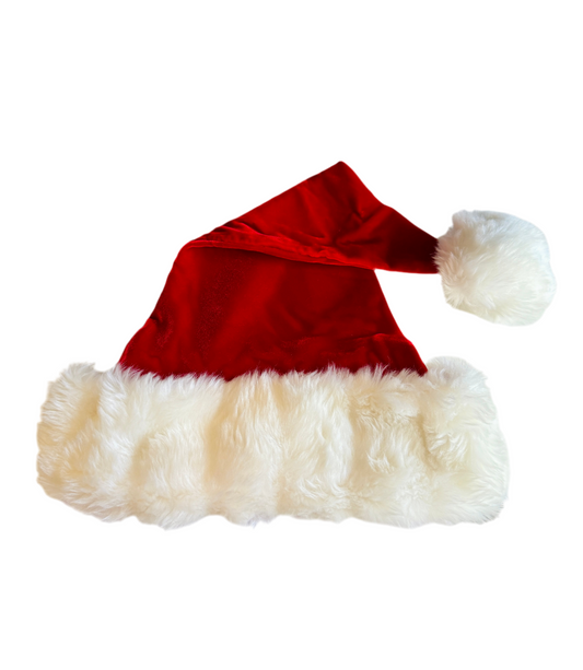Deluxe Santa Hat - Handmade