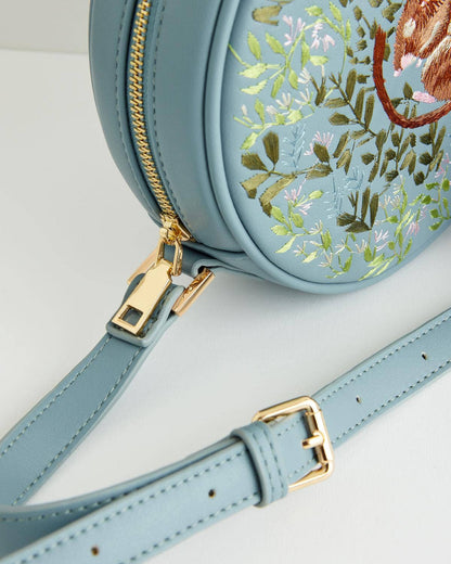 Embroidered Dormouse Circle Purse - Fable