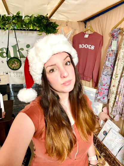 Deluxe Santa Hat - Handmade