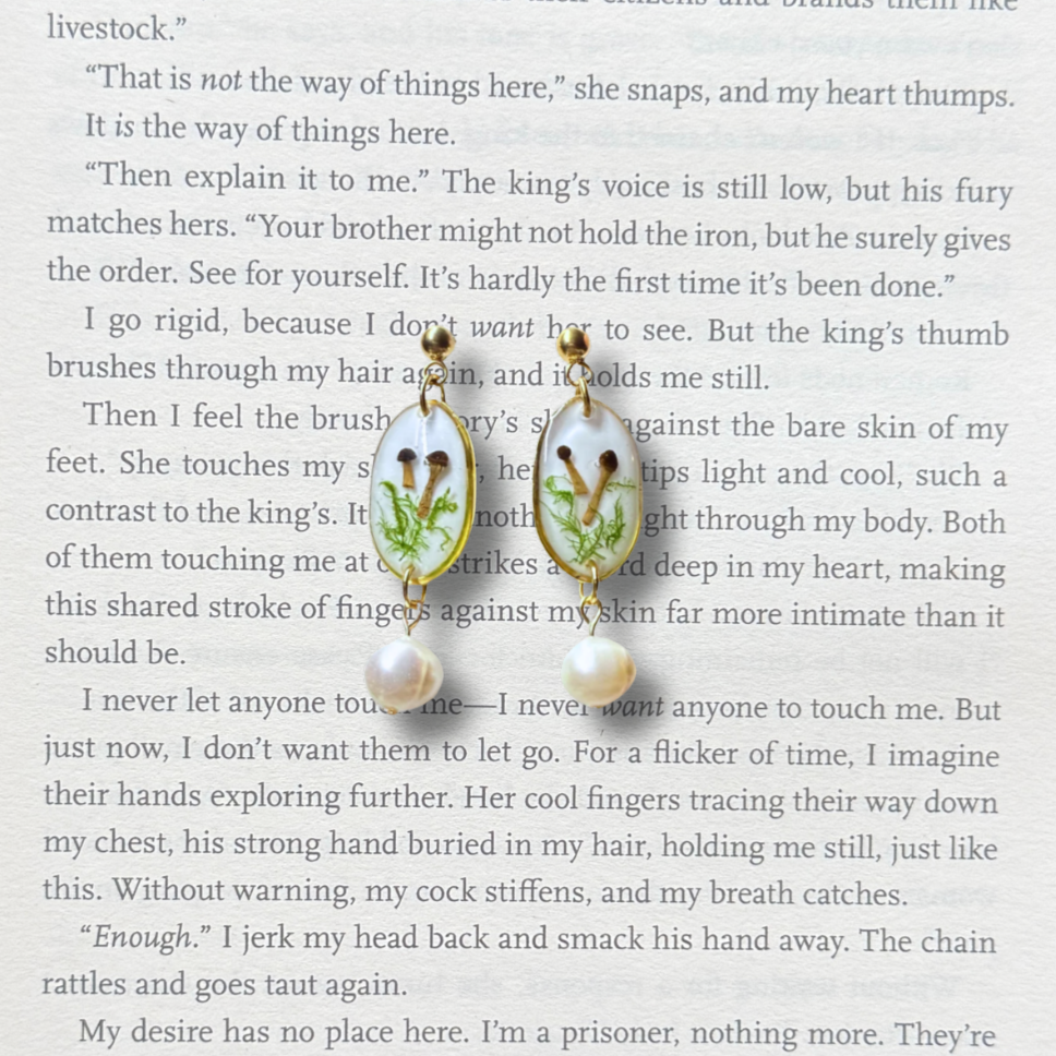 Dried Mushrooms Earrings