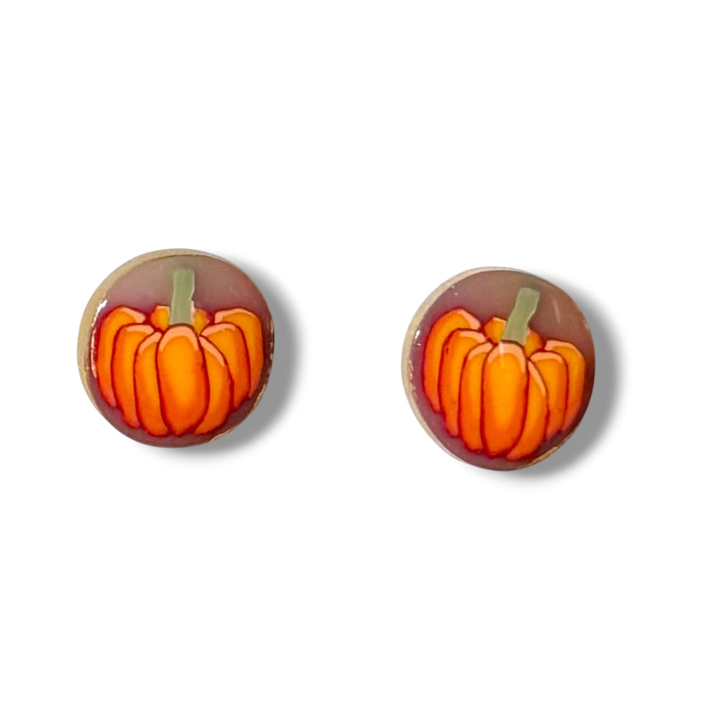 Pumpkin Earrings