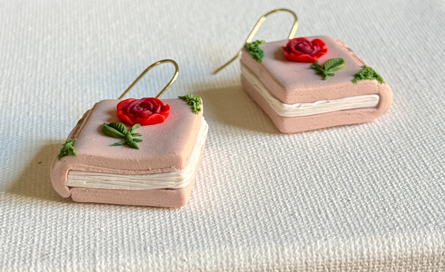 Romance Book Earrings