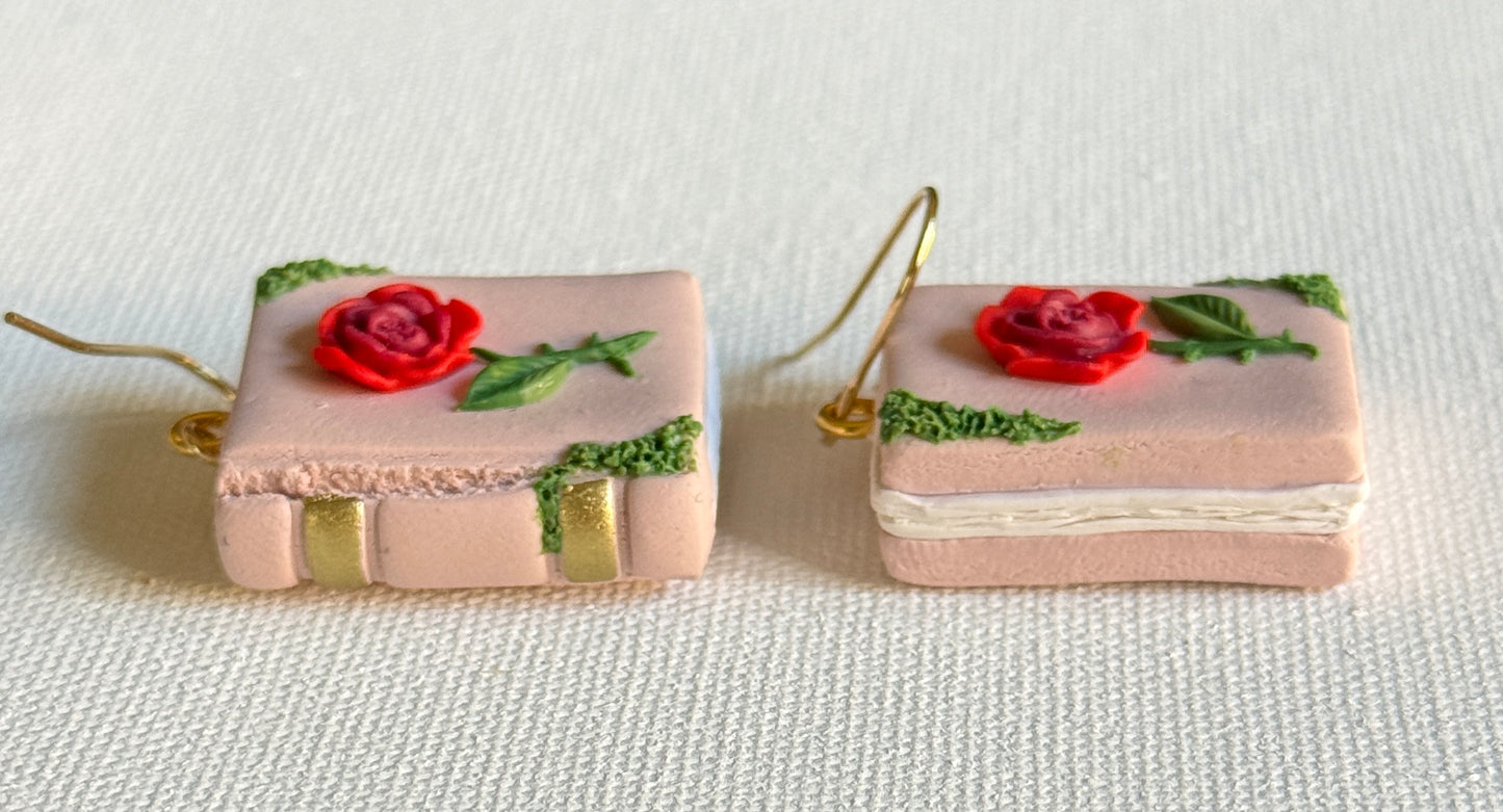 Romance Book Earrings