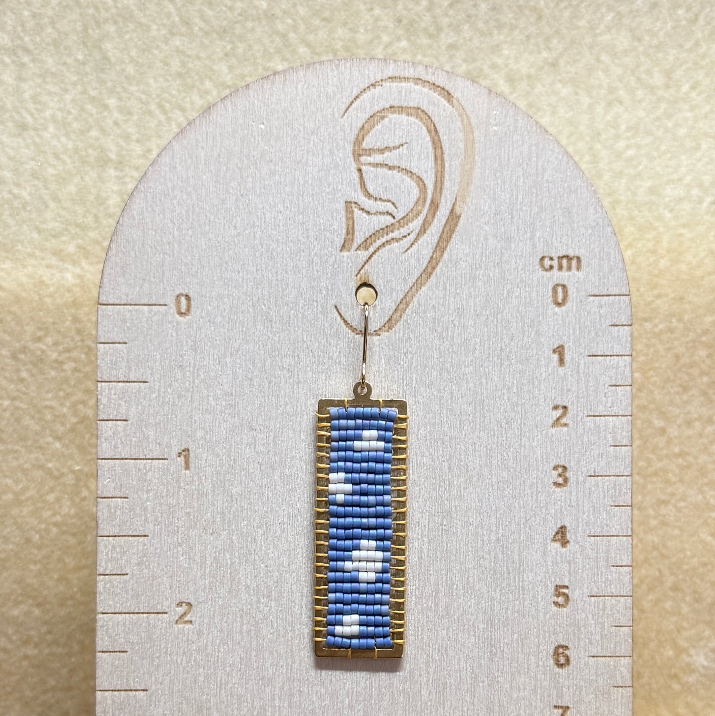Sky Beaded Earrings