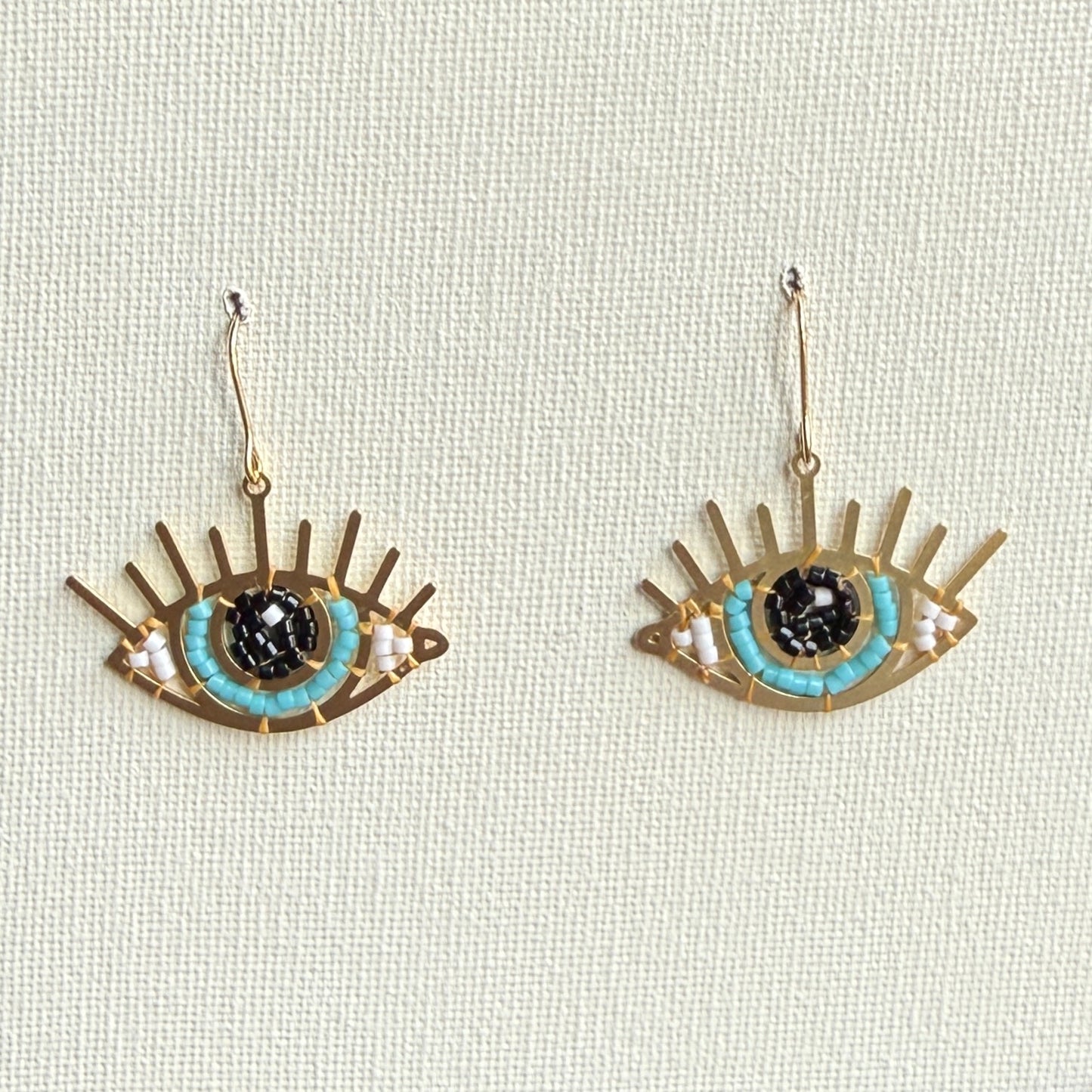Not So Evil Eyes Beaded Earrings