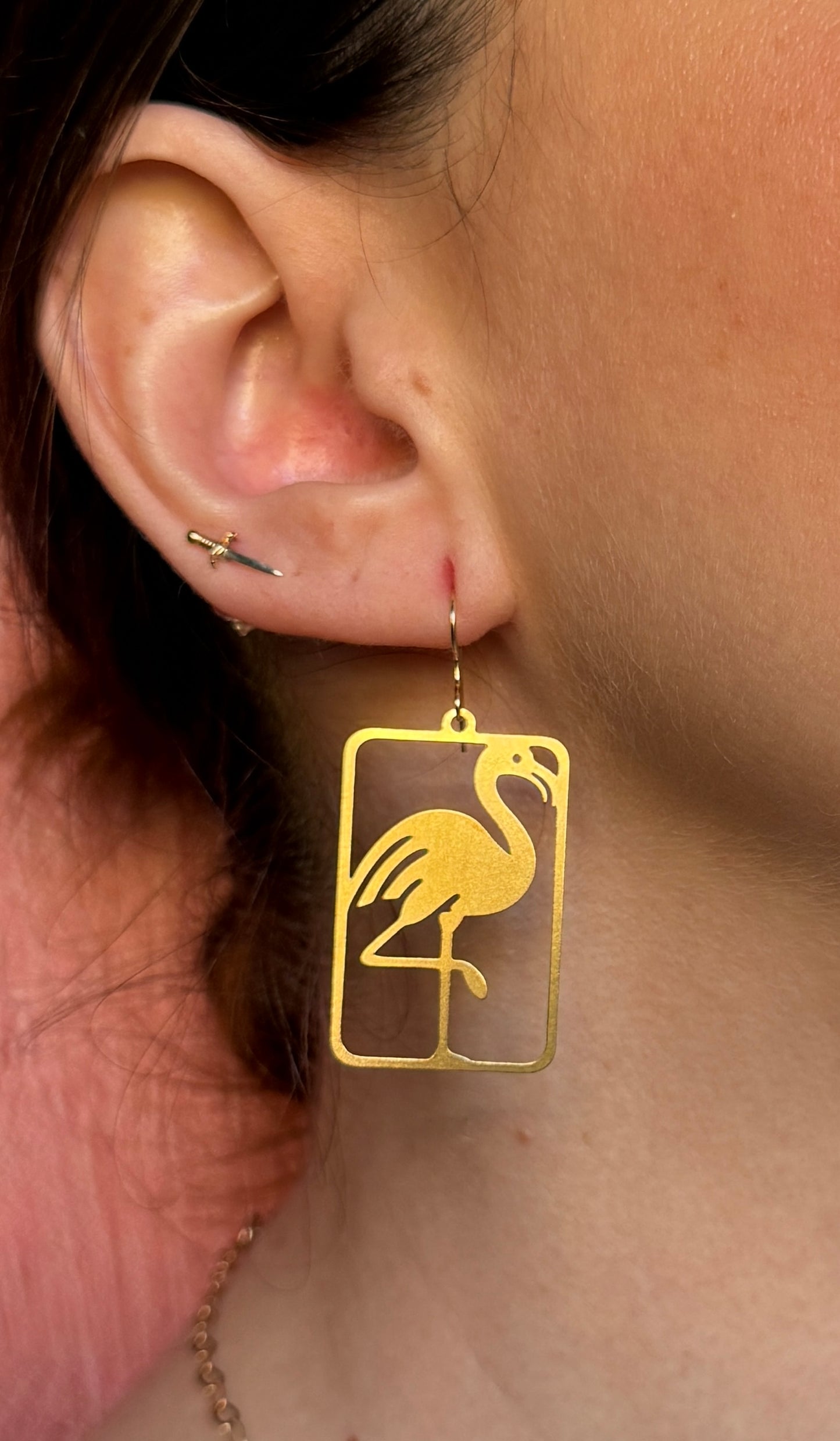 Flamingo Earrings