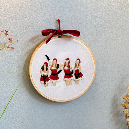 Jingle Bell Rock - Hand Embroidered
