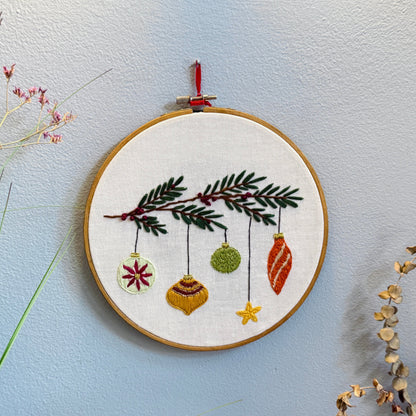Deck The Halls - Hand Embroidered