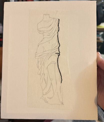 Venus Embroidered Portrait