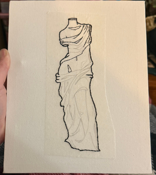 Venus Embroidered Portrait
