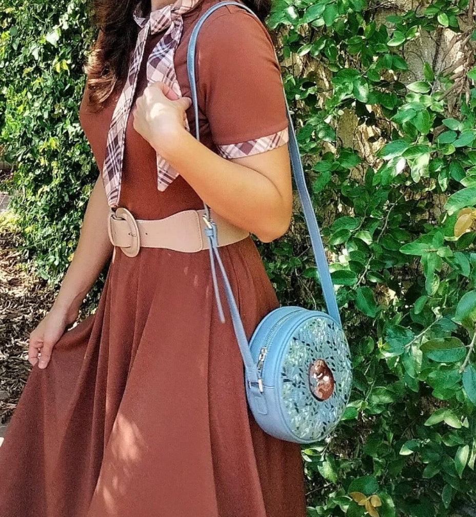 Embroidered Dormouse Circle Purse - Fable