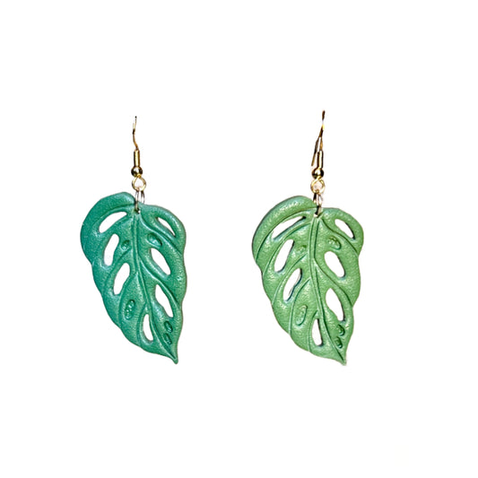 Monstera Earrings - Meraki Design Studio