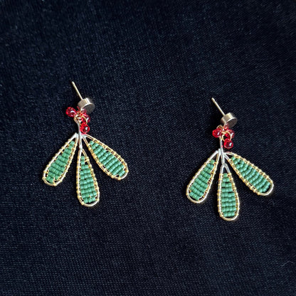 Holly Beaded Earrings