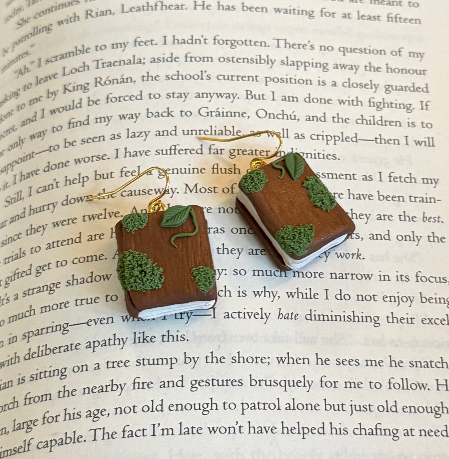 Book Earrings