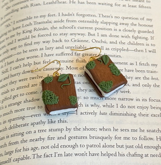 Book Earrings
